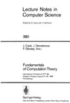 J. Csirik (ed), J. Demetrovics (ed)  Lecture Notes in Computer Science.Fundamentals of Computation Theory