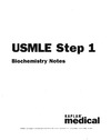 0  USMLE' Step 1 . Biochemistry Notes