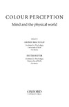 Mausfeld R. (ed.), Heyer D. (ed.)  Colour Perception: Mind and the Physical World