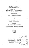 John R. Sarnpey's Syllabus  Introducing the Old Testament