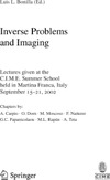 Bonilla L.L. (ed.)  Inverse Problems and Imaging