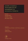 Levy M., Bass H., Stern R.  Modern acoustical techniques for the measurement of mechanical properties