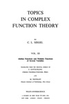 Siegel C.L.  Topics in complex function theory. Volume 3. Abelian and modular functions of several variables