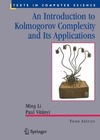 Li M., Vitanyi P.M.B.  An introduction to Kolmogorov complexity and its applications