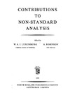 Luxemburg W. A. J., Robinson A.  Studies in logic and the foundations of mathematics, vol.69: Contributions to Non-Standard Analysis