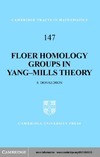 Donaldson S.  Floer Homology Groups in Yang-Mills Theory