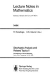 Korezlioglu H., Ustunel A.S.  Stochastic Analysis and Related Topics II