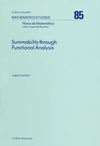 Wilansky A.  Summability Through Functional Analysis