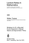 Walter Trebels  Lecture Notes in Mathematics. 329