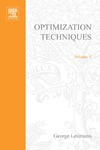 Leitmann G.  Optimization Techniques: With Applications to Aerospace Systems