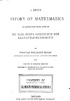 Fink K.  A Brief History Of Mathematics
