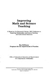 McKinney K. — Improving Math and Science Teaching: A Report on the Secretary's October 1992 Conference on Improving Mathematics and Science Teaching and Instruction