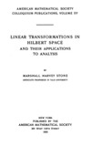 Stone M.H.  Linear transformations in Hilbert space and their applications to analysis