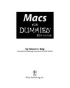 Baig E.C.  Macs For Dummies, 10
