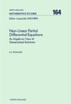 Rosinger E.  Non-Linear Partial Differential Equations: An Algebraic View of Generalized Solutions