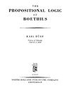 Durr K.  Propositional Logic of Boethius