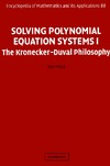 Mora T.  Solving Polynomial Equation Systems I