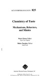 Given P., Paredes D.  Chemistry of Taste. Mechanisms, Behaviors, and Mimics