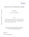 Kiritsis E.  Introduction to Superstring Theory