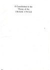 Hicks J.R.  A Contribution to the Theory of the TRADE CYCLE