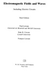 Lorrain P., Corson D.R.  Electromagnetic fields and waves, including circuits