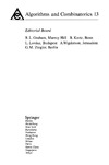 Graham R.L., Nesetril J.  Algorithms and Combinatorics. Volume 13