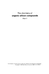 Patai S.  Organic Silicon Compounds Volume 1 and Volume 2 (1989)
