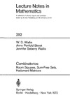 Wallis W.D., Street A.P., Wallis J.S.  Combinatorics: Room Squares, Sum-Free Sets, Hadamard Matrices
