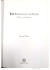 Weber T.  The Language of Paper