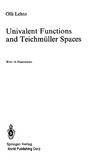 Lehto O.  Univalent Functions and Teichmuller Spaces