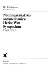 Knops R.J.  Nonlinear analysis and mechanics: Heriot-Watt symposium,