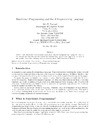 Howland J.E.  Functional programming and the J programming language