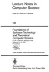 Joseph M., Shyamasundar R.  Foundations of Software Technology and Theoretical Computer Science, 4 conf., India