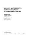 Halzen F., Martin A.  Quarks and leptons. Introductory Course in Modern Particle Physics (Wiley,