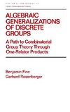 Fine B., Rosenberger G.  Algebraic Generalizations of Discrete Grs: A Path to Combinatorial Gr Theory Through One-Relator Products