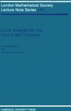 Bender H., Glauberman G.  Local analysis for the odd order theorem