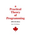 Hehner E.  A Practical Theory of Programming