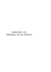 G.N. Watson  Theory of Bessels Functions
