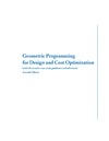Creese R.  Geometric programming for design and cost optimization