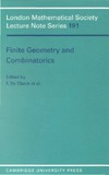Clerck F., Hirschfeld J.  Finite Geometries and Combinatorics