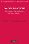 Borwein J., Vanderwerff J.  Convex Functions: Constructions, Characterizations and Counterexamples (Encyclopedia of Mathematics and its Applications)