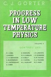 Gorter C.  Progress in Low Temperature Physics