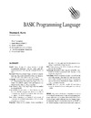 Kurtz T.  BASIC Programming Language