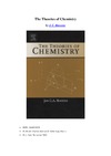 Boeyens J.C.  The Theories of Chemistry