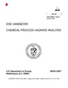 Chemical process hazards analysis