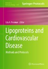 Freeman L.  Lipoproteins and Cardiovascular Disease: Methods and Protocols