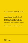 Aoki T., Majima H., Takei Y.  Algebraic analysis of differential equations