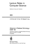 Schmidt J.G., Ceri S., Missikoff M.  Advances in Database Technology - EDBT'88, 1 conf.