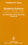 Frederick H. Soon  Student's Guide to Calculus