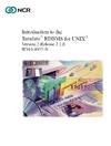 Introduction to the Teradata RDBMS for UNIX